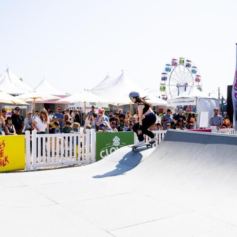 johnny-strange-legacy-skate-contest-malibu-2026.jpg Skater competing in the 6th Annual Johnny Strange Legacy Skate Contest at the 2026 Malibu Chili Cook-Off in Malibu, California.